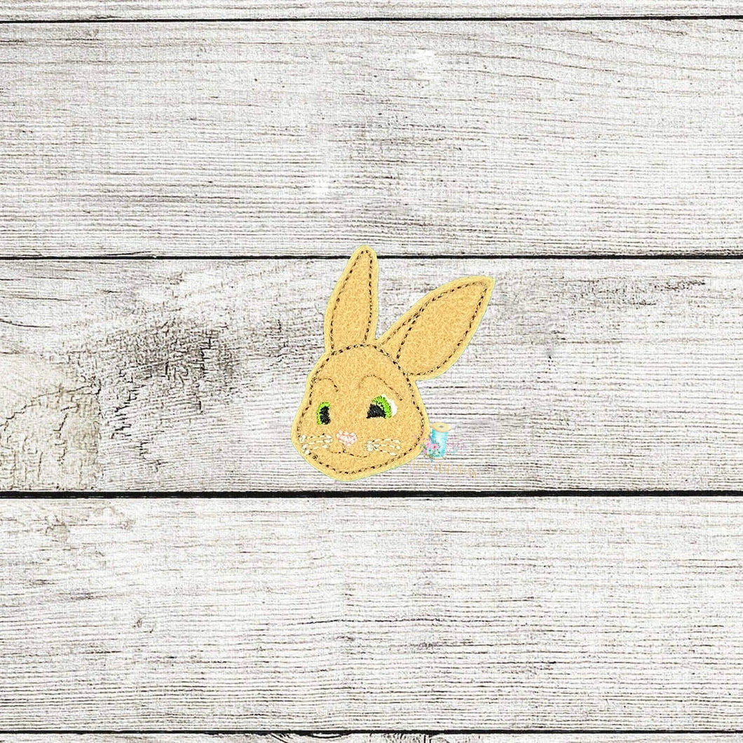 Mopsy Bunny Head Digital Embroidery Design File