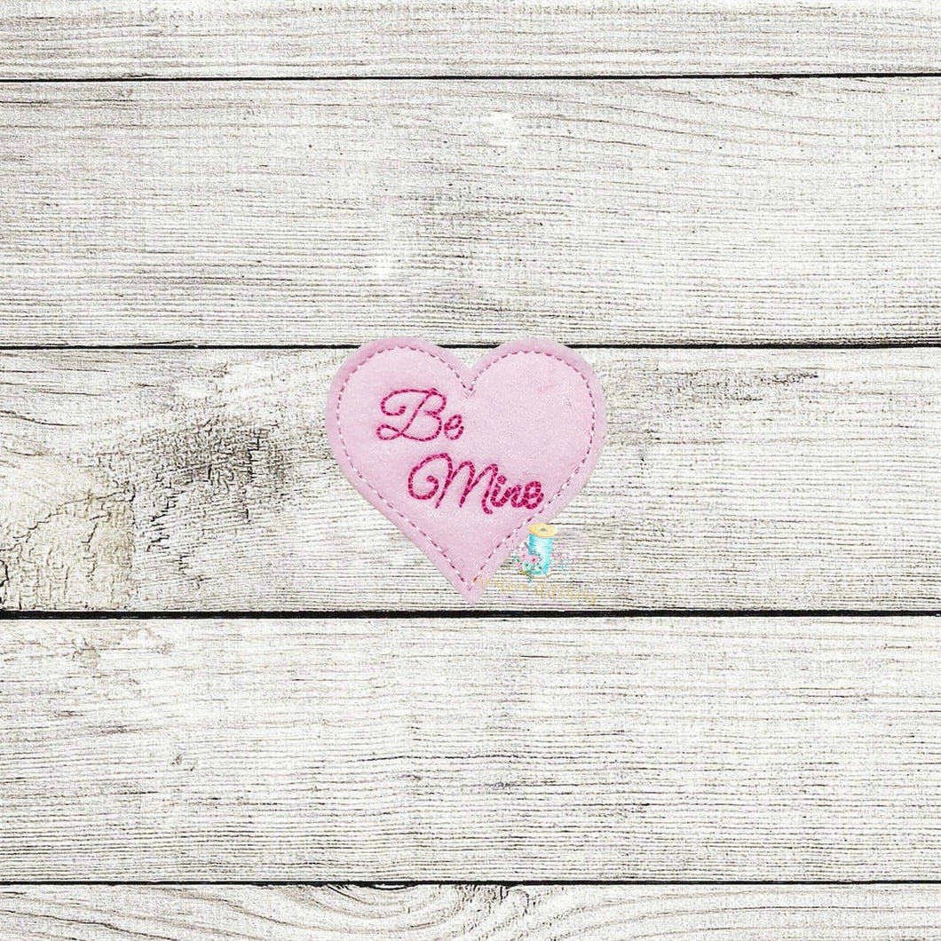 Be Mine Conversation Heart Digital Embroidery Design File PP