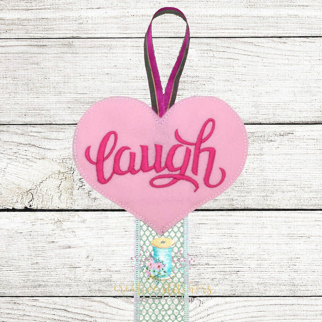 Laugh Bow Holder Digital Embroidery Design File