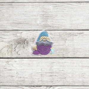 Sleepy Egg Gnome Digital Embroidery Design File