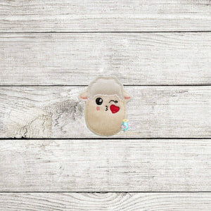 Sheep Egg Winking Digital Embroidery Design File PP