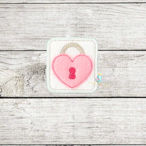 Heart Lock Digital Embroidery Design File