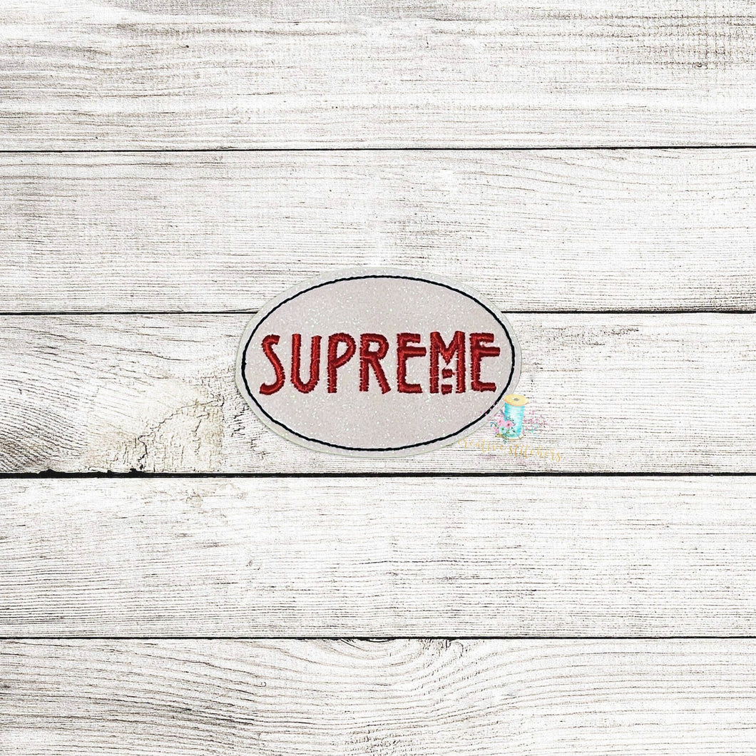 Supreme Digital Embroidery Design File