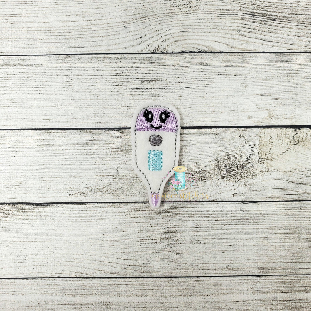 Happy Thermometer Digital Embroidery Design File