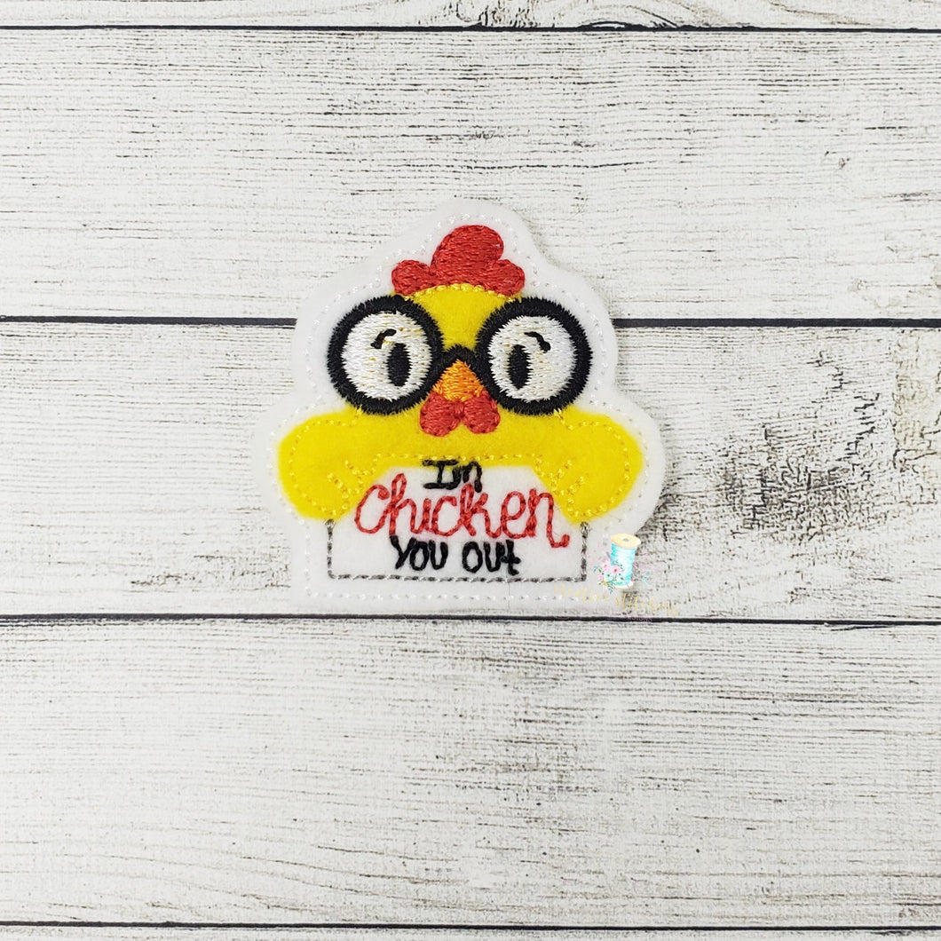 Chicken You Out Digital Embroidery Design File