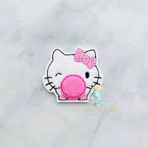 Bubble Kitty Digital Embroidery Design File