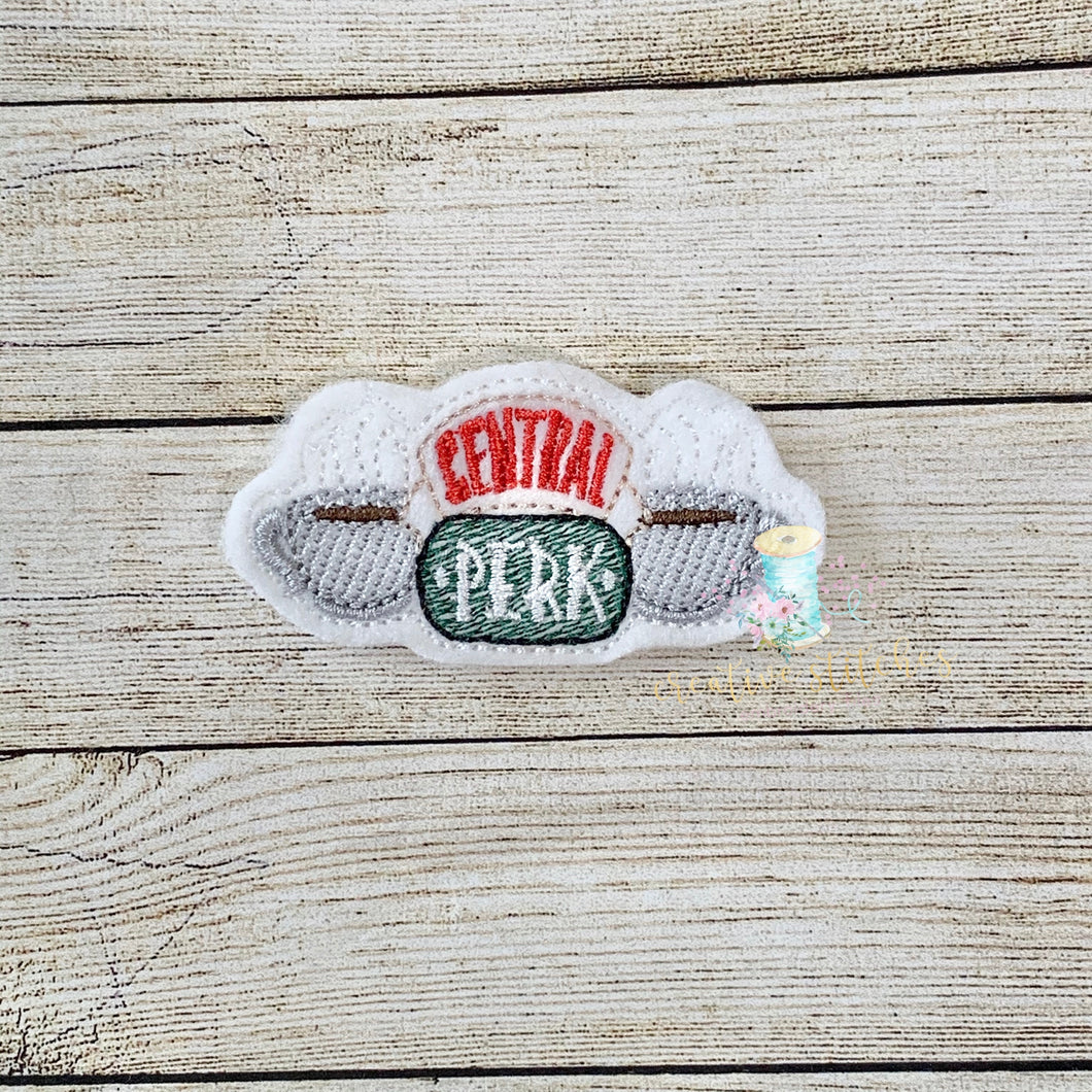Perk Coffee House Digital Embroidery Design File