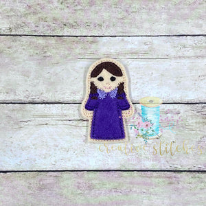 Ticket Girl 2 Digital Embroidery Design File