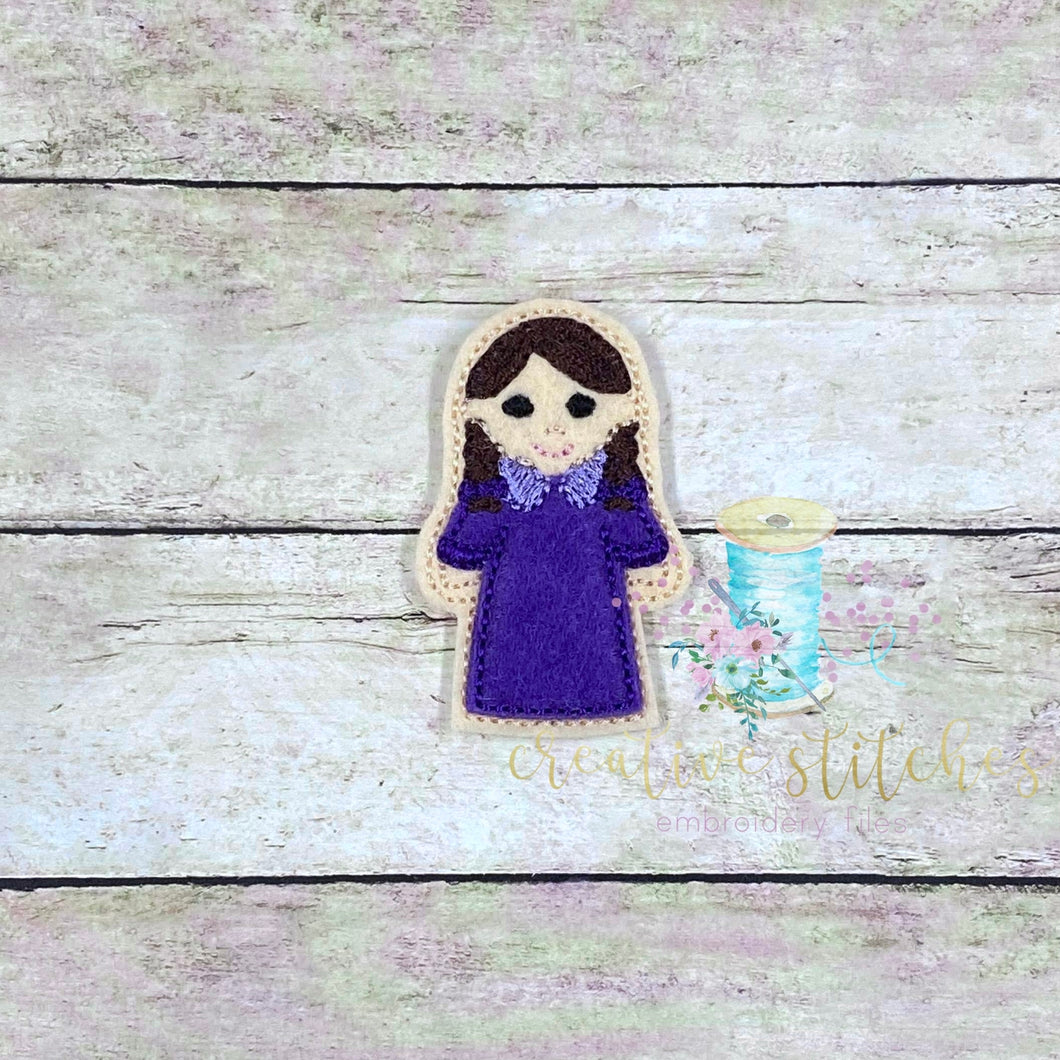 Ticket Girl 2 Digital Embroidery Design File