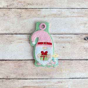 Christmas Gift Gnome Eyelet Digital Embroidery Design File