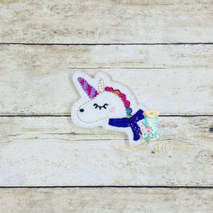 Raggy Unicorn Head Digital Embroidery Design File