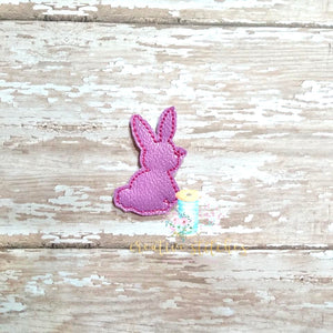 Bunny Silhouette Digital Embroidery Design File PP