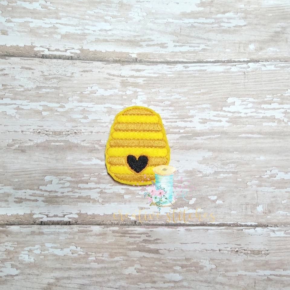 Bee Hive Love Digital Embroidery Design File PP