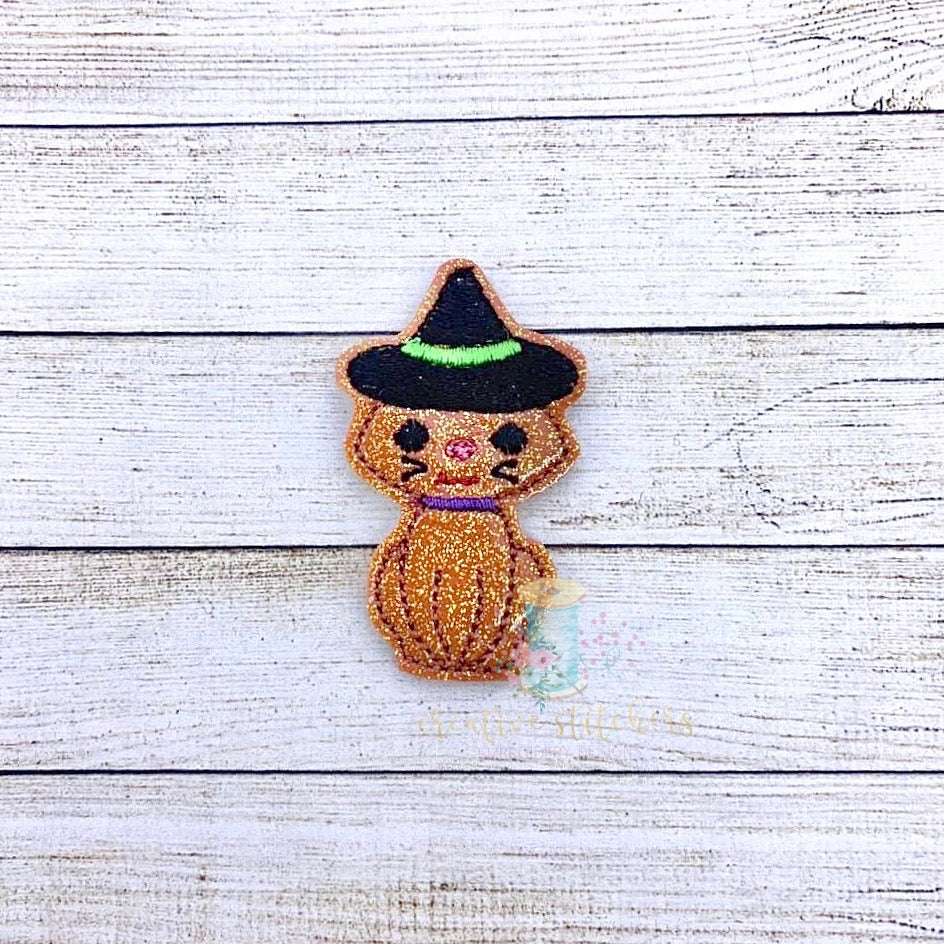 Witchy Cat Digital Embroidery Design File