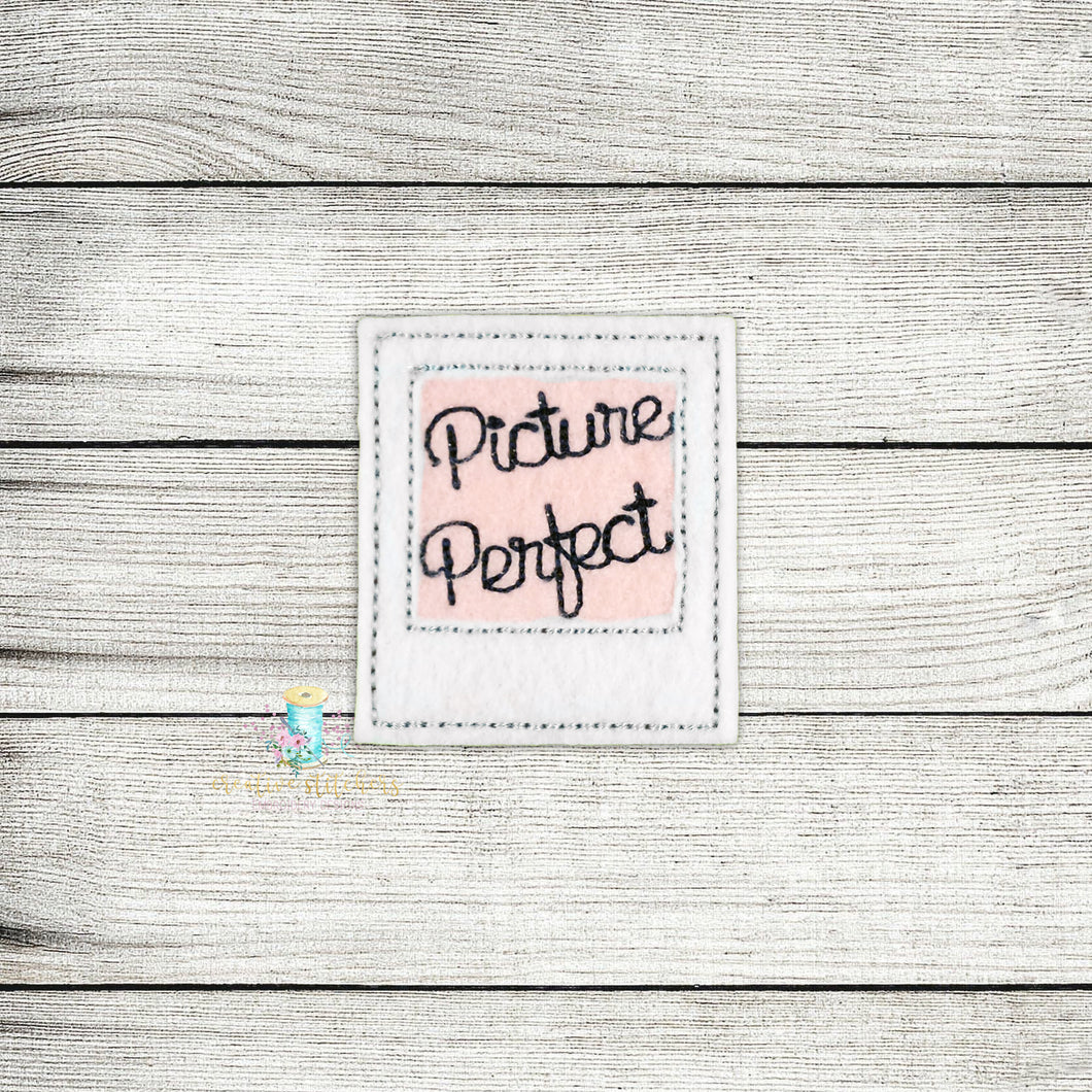 Picture Perfect Feltie Digital Embroidery Design File