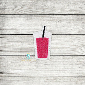 Pink Lemonade Feltie Digital Embroidery Design File