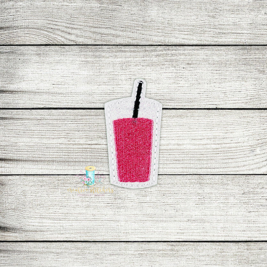 Pink Lemonade Feltie Digital Embroidery Design File