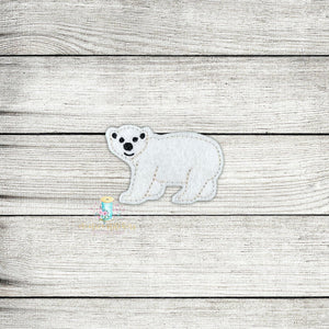 Polar Bear Digital Embroidery Design File