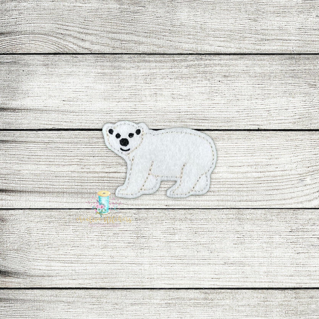 Polar Bear Digital Embroidery Design File