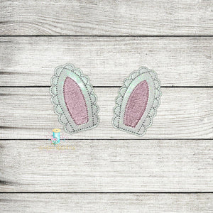 Rabbit Ears Feltie Set Digital Embroidery Design File