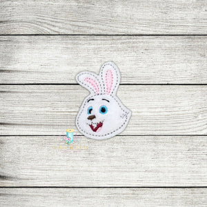 Rabbit Head Feltie Digital Embroidery Design File