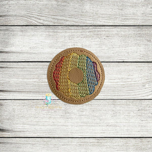 Rainbow Cookie Feltie Digital Embroidery Design File
