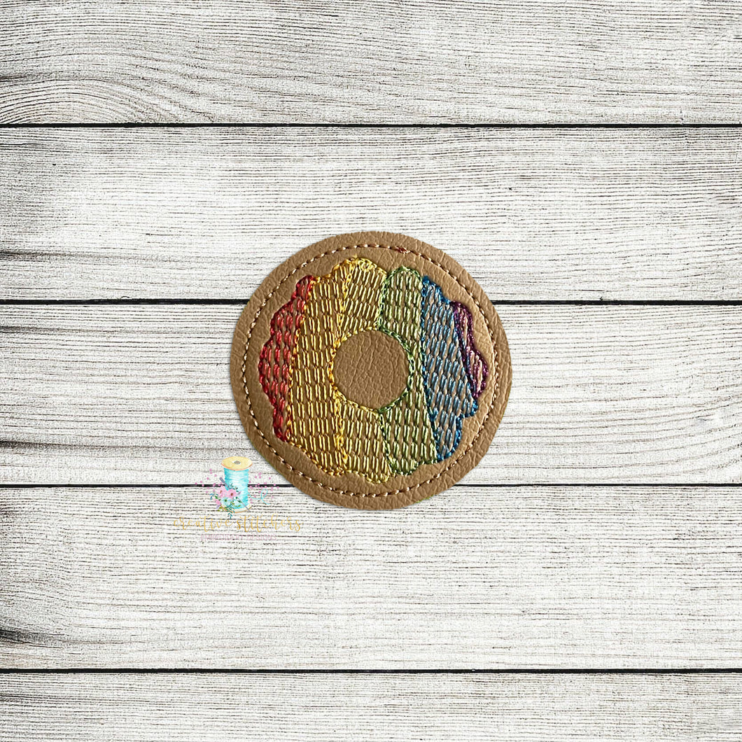 Rainbow Cookie Feltie Digital Embroidery Design File