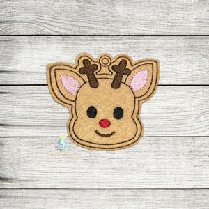 Reindeer Ornament Digital Embroidery Design File