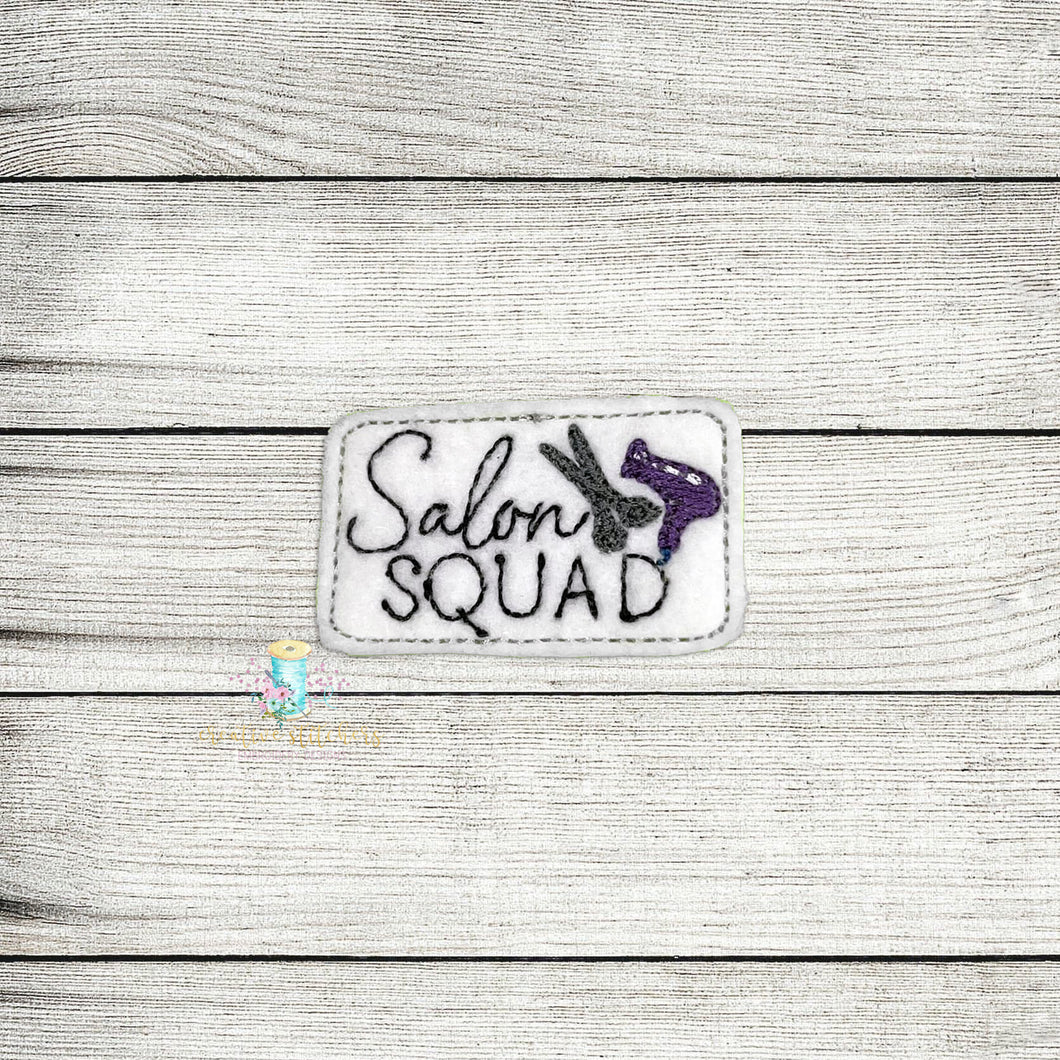 Salon Squad Feltie Digital Embroidery Design File