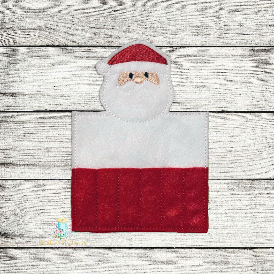 Santa Color Holder Digital Embroidery Design File