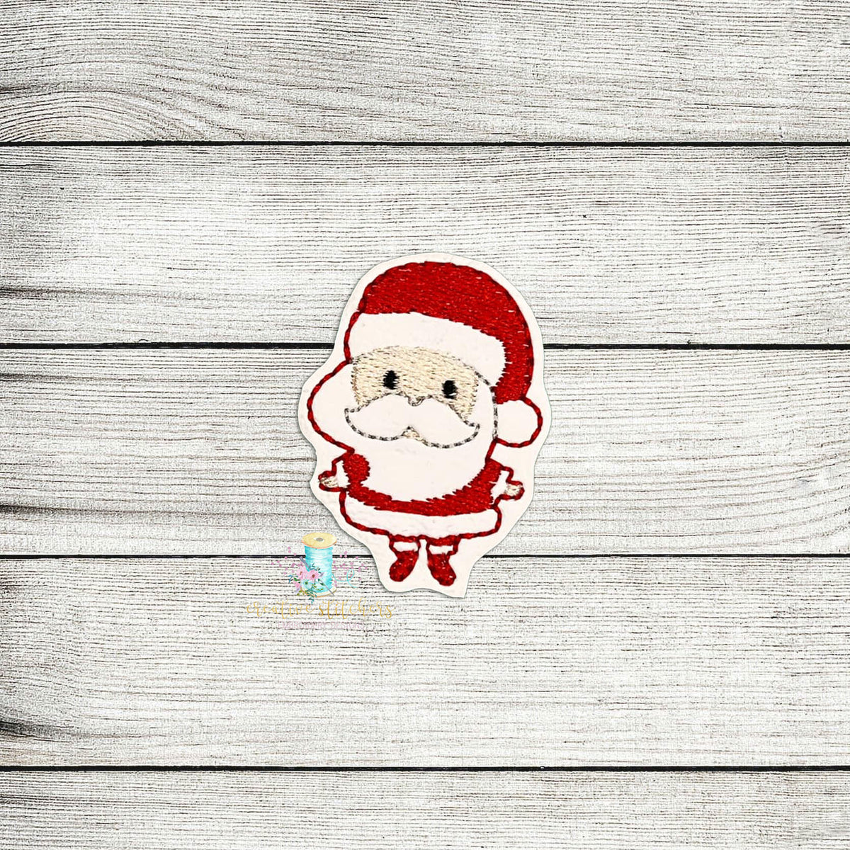 Santa Full Body Feltie Digital Embroidery Design File – Creative Stitchers