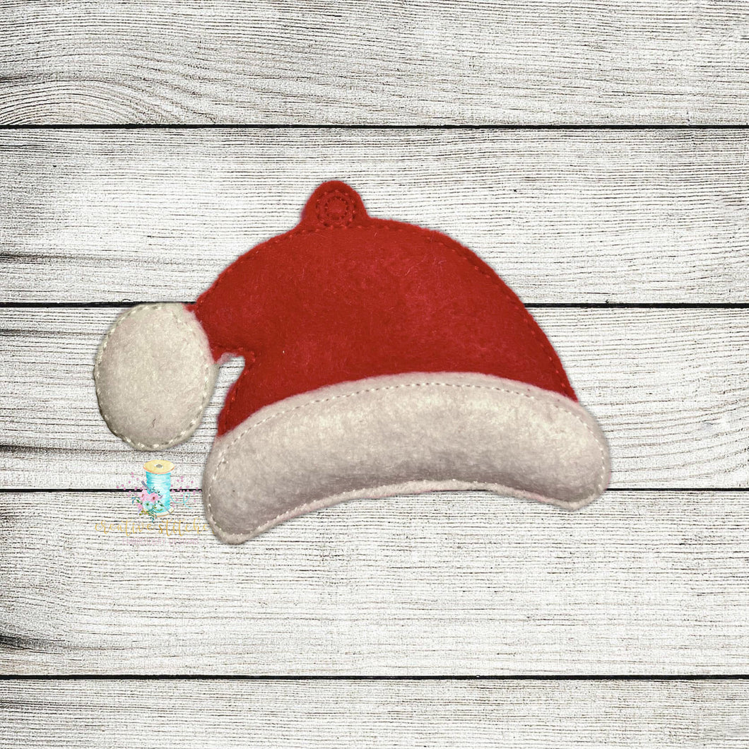 Santa Hat Ornament Digital Embroidery Design File