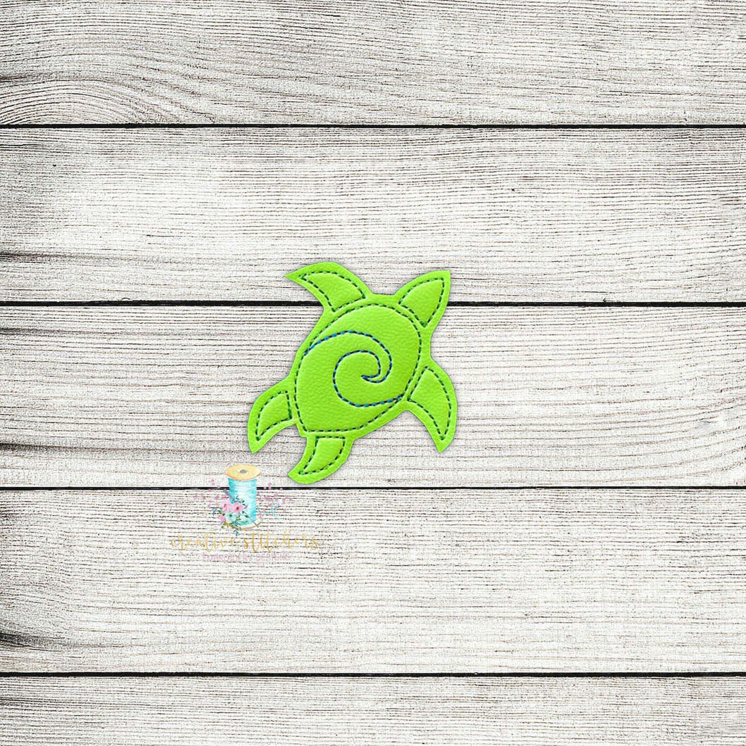 Embroidered Turtle Simple Simple Sea Turtle Digital Embroidery Design File – Creative Stitchers