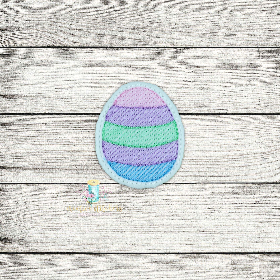 Sketch Egg Digital Embroidery Design File PP