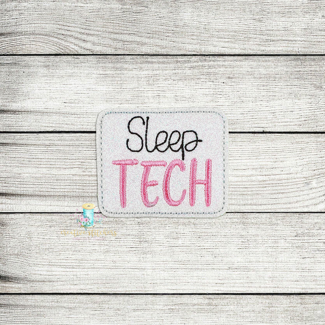 Sleep Tech Feltie Digital Embroidery Design File