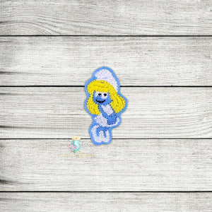 Blue Girl Digital Embroidery Design File