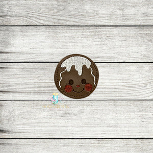 Snow Gingerbread Feltie Digital Embroidery Design File