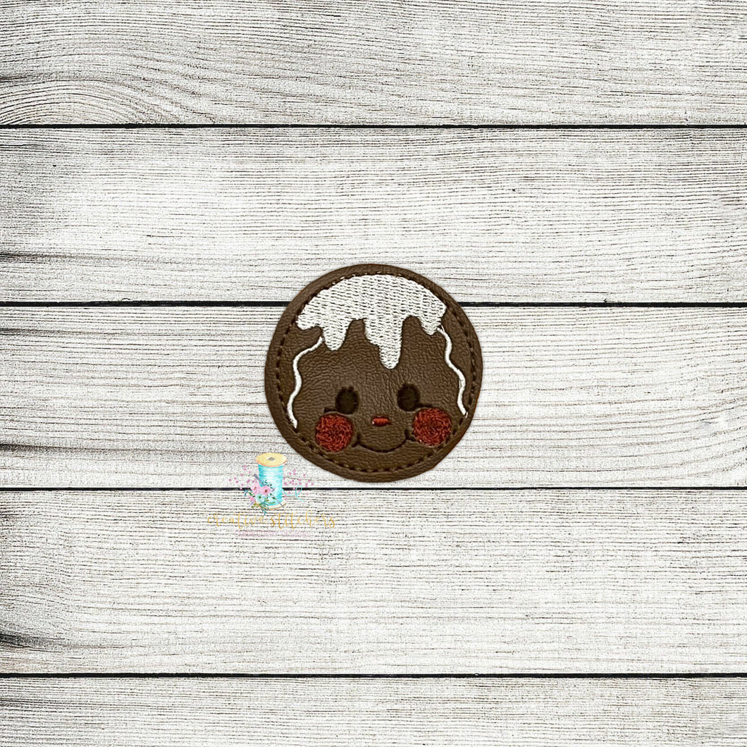 Snow Gingerbread Feltie Digital Embroidery Design File