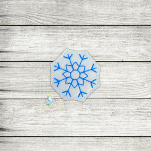 Snowflake 1 Feltie Digital Embroidery Design File