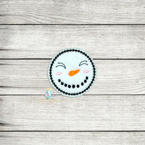 Snowman 8 Feltie Digital Embroidery Design File