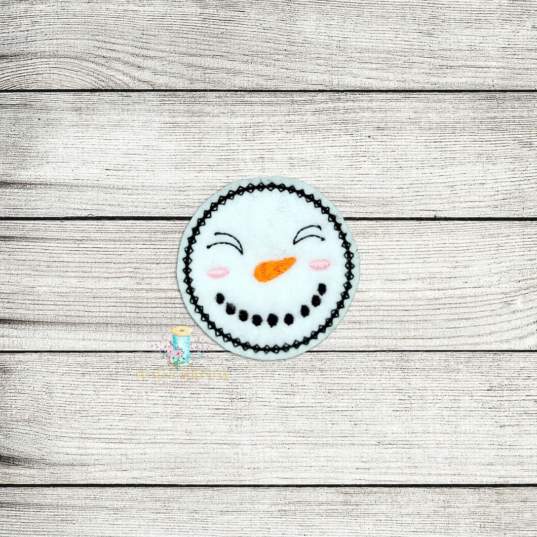 Snowman 8 Feltie Digital Embroidery Design File