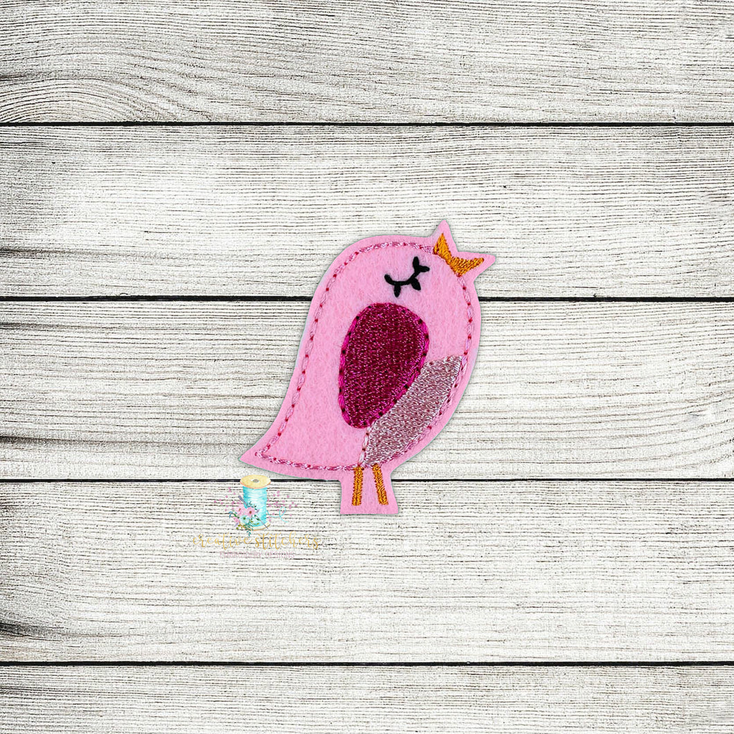 Song Bird Feltie Digital Embroidery Design File