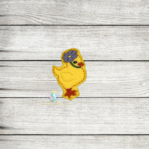 Spring Chicken Feltie Digital Embroidery Design File