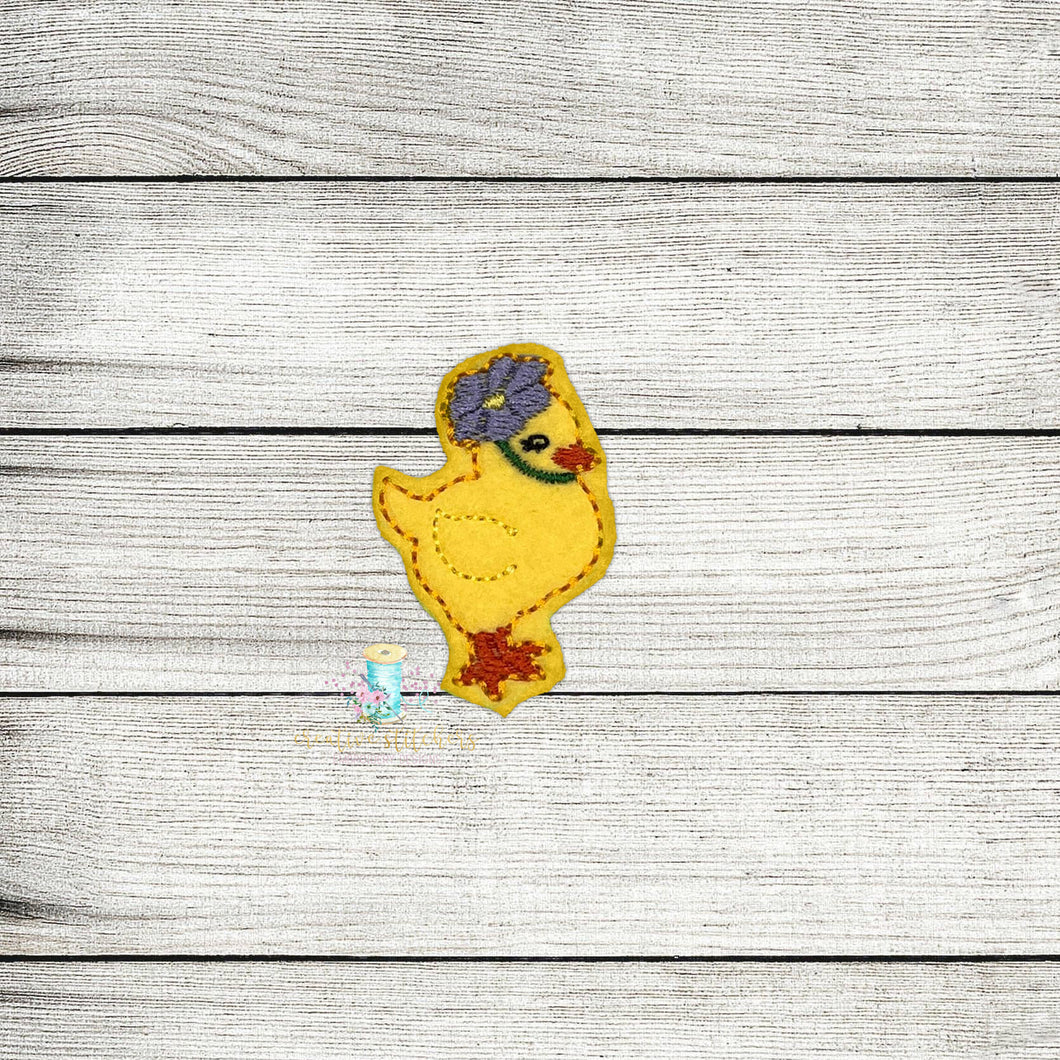 Spring Chicken Feltie Digital Embroidery Design File