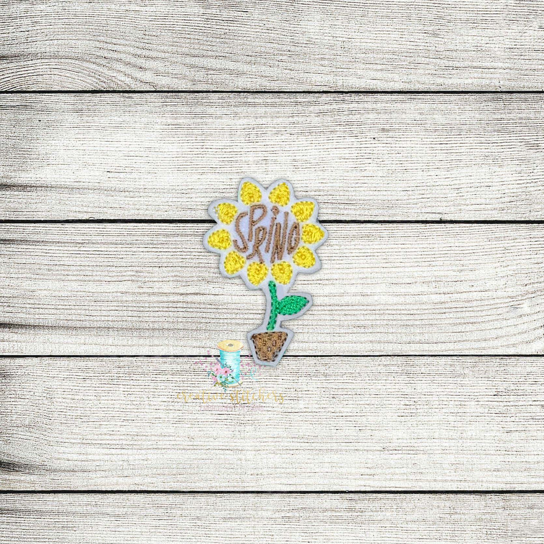 Spring Flower Digital Embroidery Design File