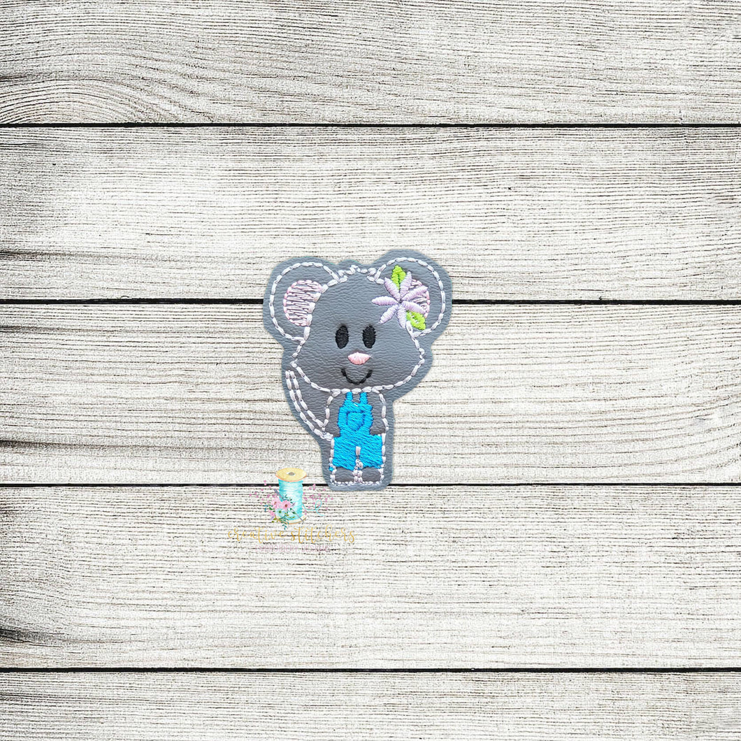 Spring Mouse Feltie Digital Embroidery Design File