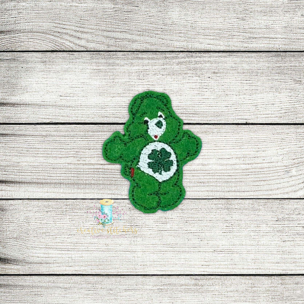 Caring Bear St Patricks Digital Embroidery Design File