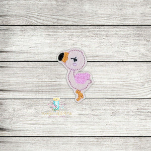 Standing Flamingo Digital Embroidery Design File