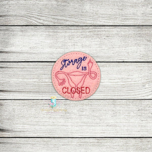 Storage Closed Digital Embroidery Design File