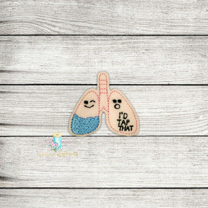 Tap That Lungs Digital Embroidery Design File